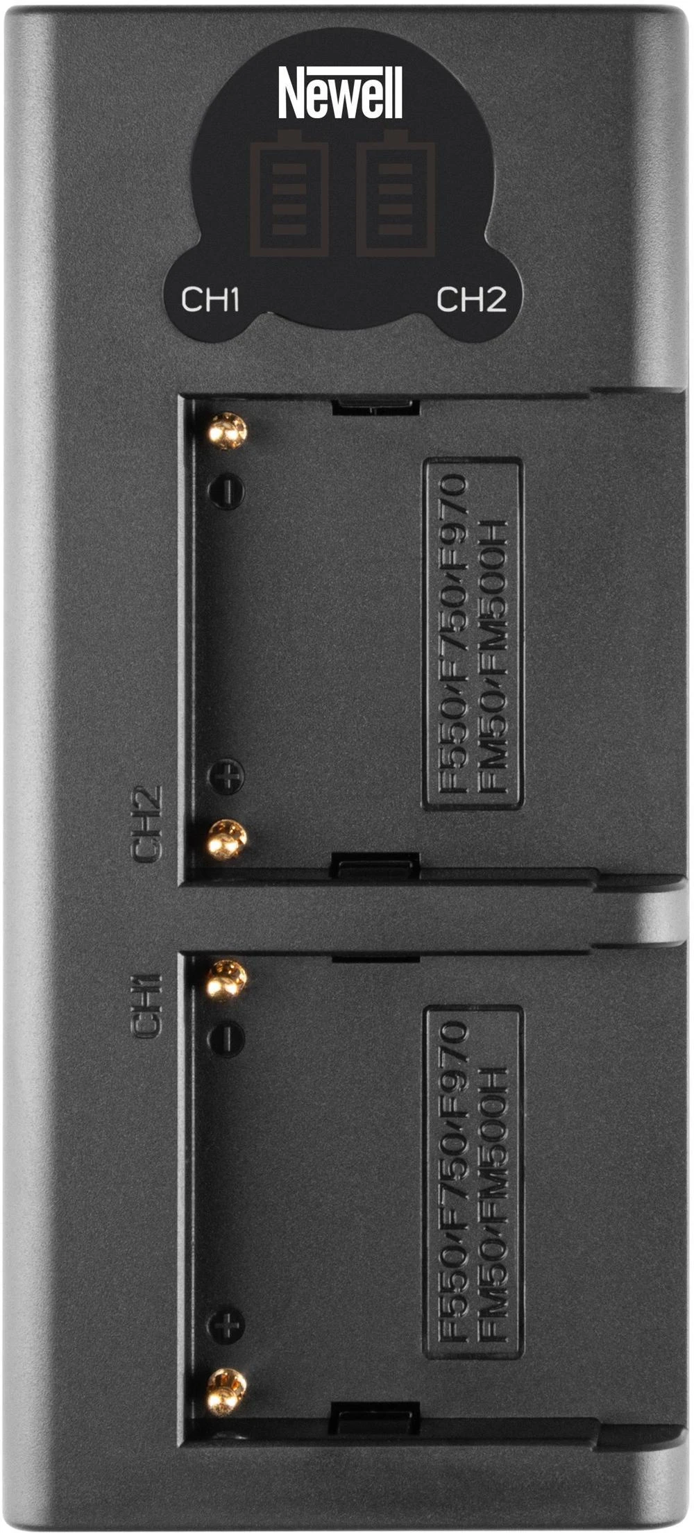 Newell DL-USB-C dviejų kanalų įkroviklis, skirtas NP-F550/770/970