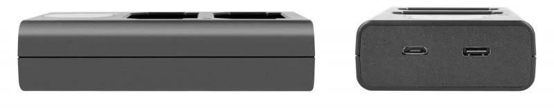 Dviejų kanalų įkroviklis Newell DL-USB-C skirtas NP-FW50 baterijai