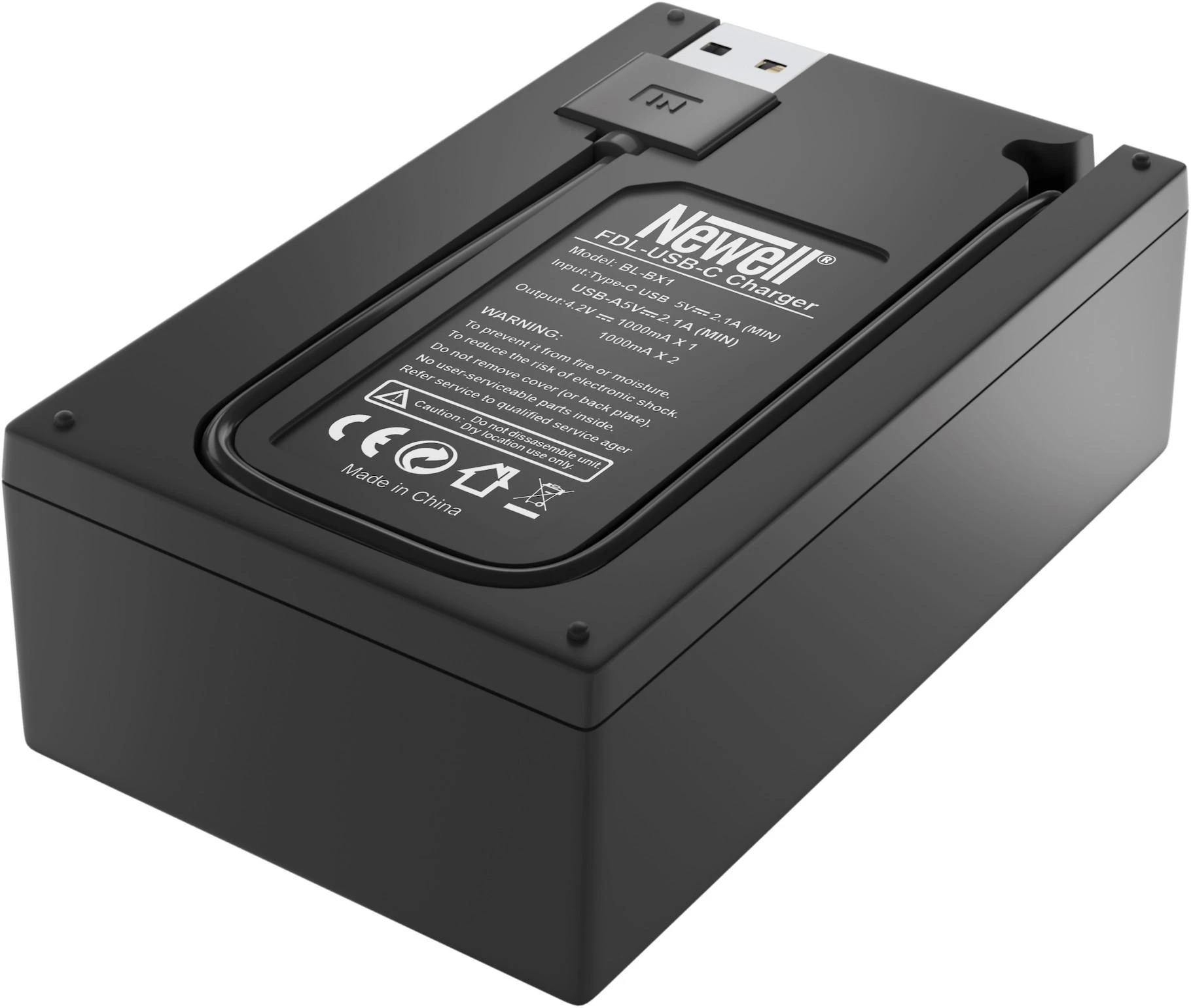 Newell FDL-USB-C dviejų kanalų įkroviklis, skirtas NP-BX1