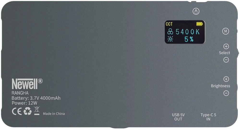 LED Apšvietimas - Newell RGB-W Rangha LED Apšvietimas 3200–5600 K 4000 mAh 21 Scena CRI 96+