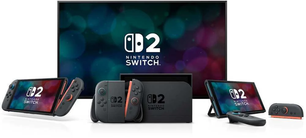 Nintendo Switch 2 portable game console 20.1 cm (7.9") 256 GB Jutiklinis ekranas Wi-Fi Juodas