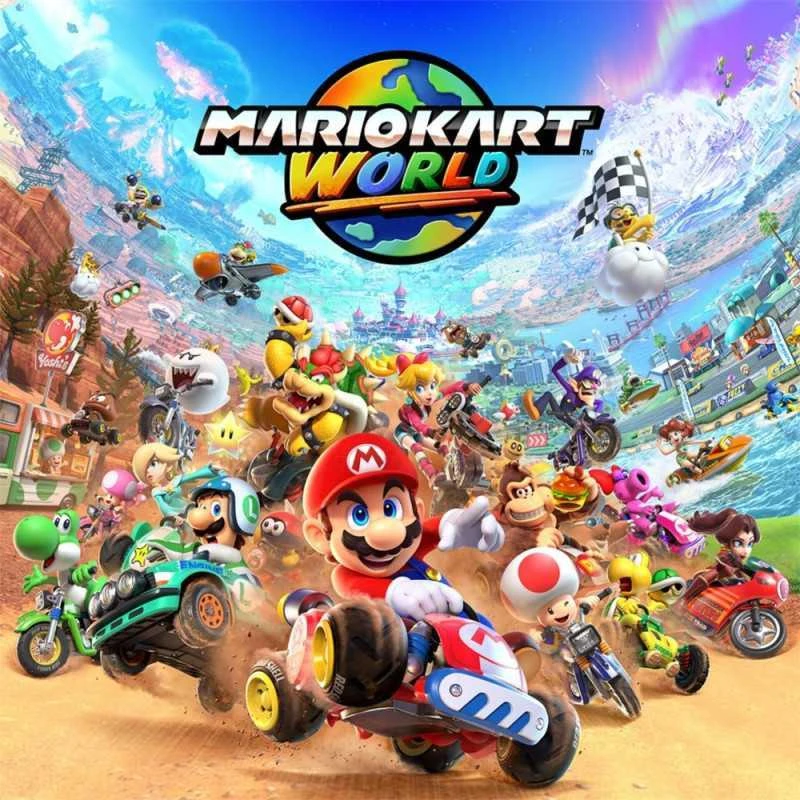 Nešiojama žaidimų konsolė Nintendo Switch 2, 7.9", 256 GB, Wi-Fi, Juoda + Mario Kart World žaidimas
