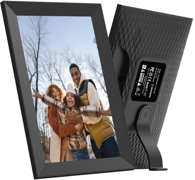 Nuotraukų rėmelis AgfaPhoto digital photo frame Realiview APF1000 10" WiFi One, juodas