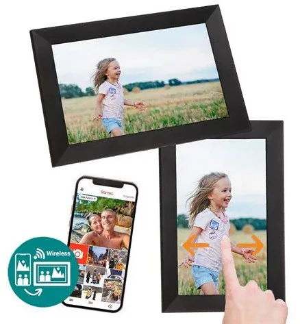 Nuotraukų rėmelis Frameo digital photo frame HF-101B 10.1", juodas