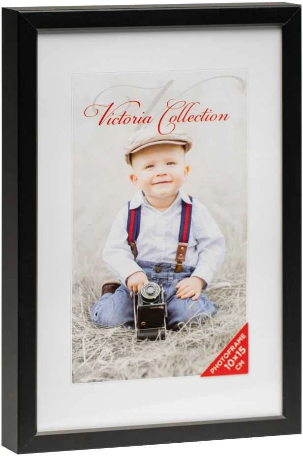 Victoria Collection Nuotraukų rėmelis Aliuminis 10x15, juodas
