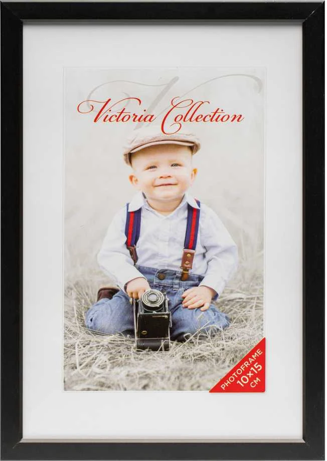 Victoria Collection Nuotraukų rėmelis Aliuminis 10x15, juodas