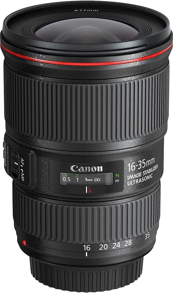 Objektyvas Canon EF 16-35mm f/4L IS USM SLR Juoda