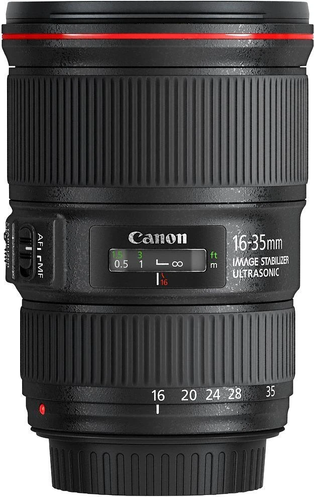 Objektyvas Canon EF 16-35mm f/4L IS USM SLR Juoda