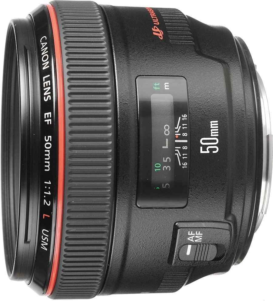 Objektyvas Canon EF 50mm f/1.2L USM SLR Juoda