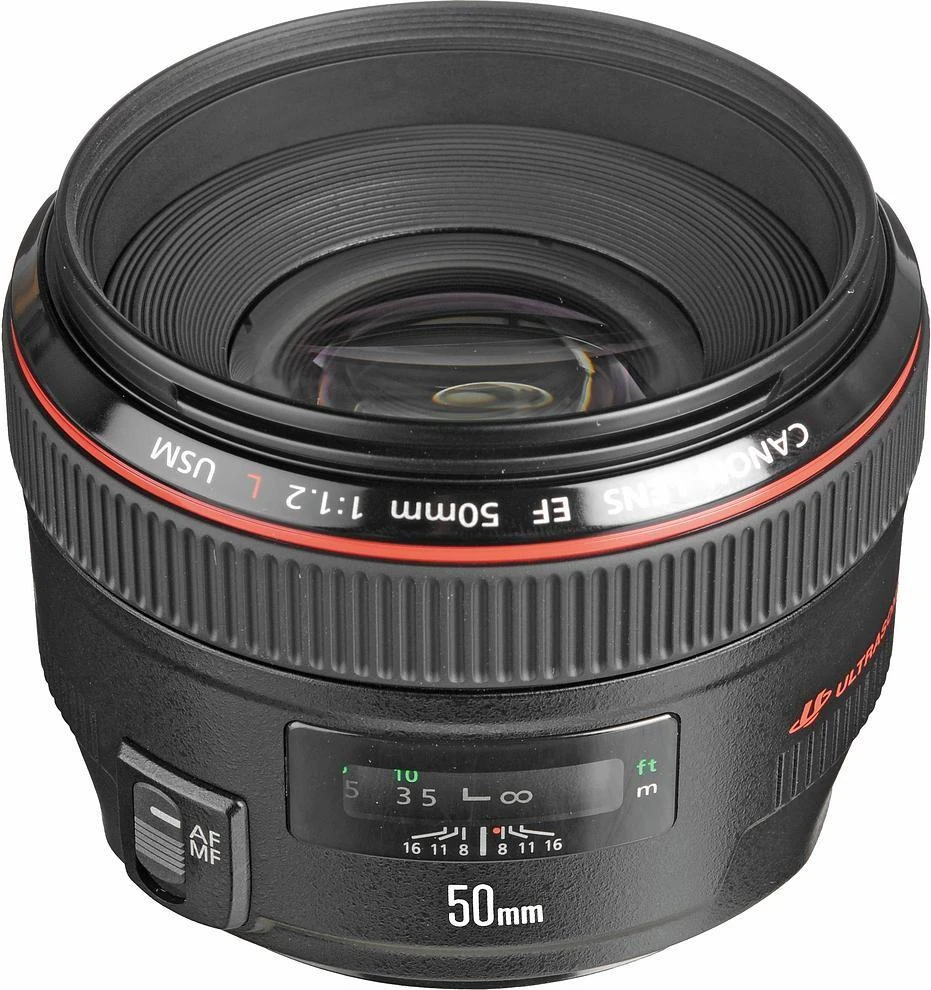 Objektyvas Canon EF 50mm f/1.2L USM SLR Juoda