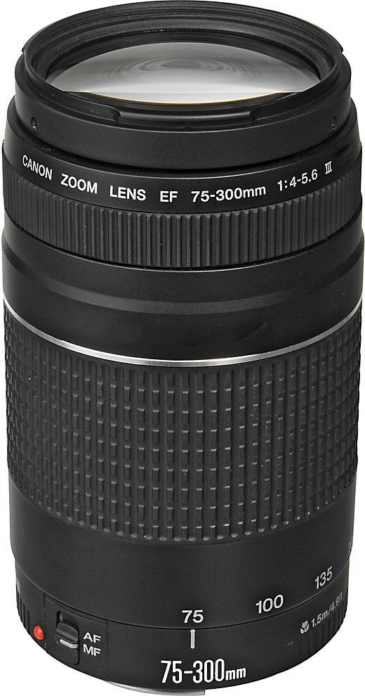 „Canon“ 75–300 mm f/4,0–5,6 EF DC III objektyvas