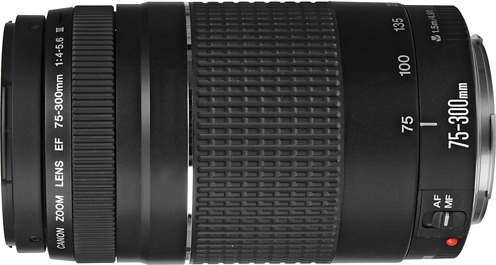 „Canon“ 75–300 mm f/4,0–5,6 EF DC III objektyvas