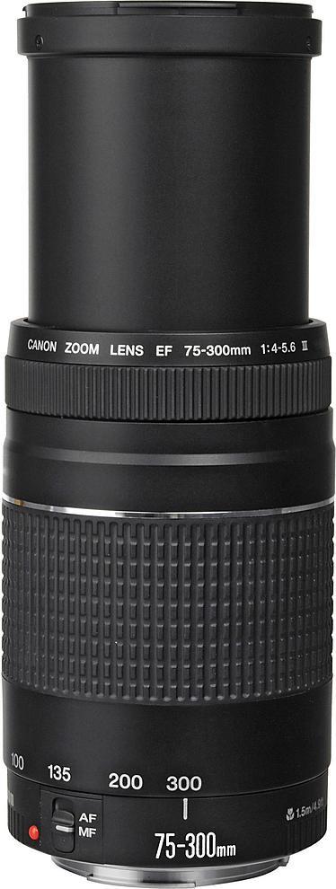 „Canon“ 75–300 mm f/4,0–5,6 EF DC III objektyvas