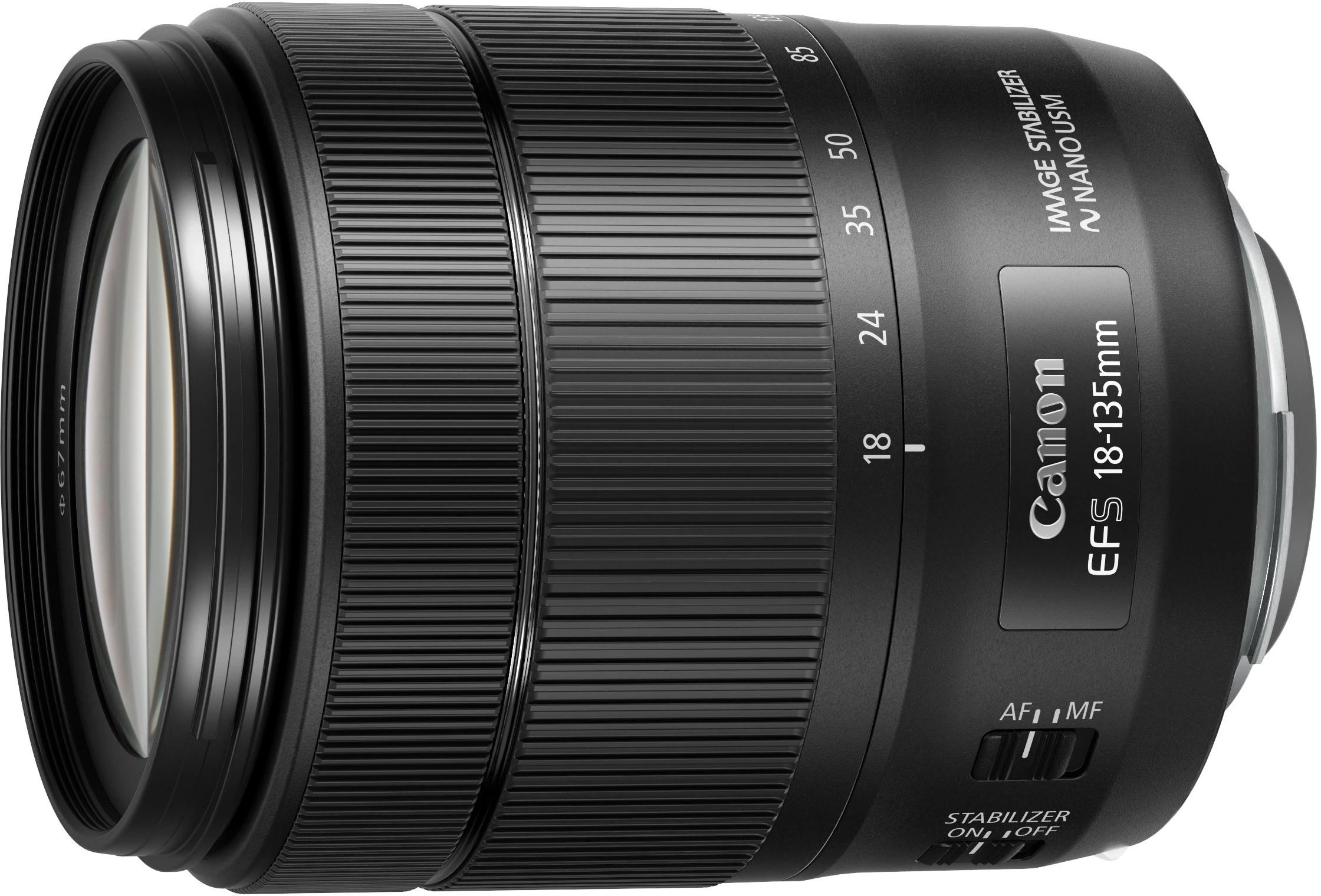 Objektyvas Canon EF-S18-135 IS USM Juoda
