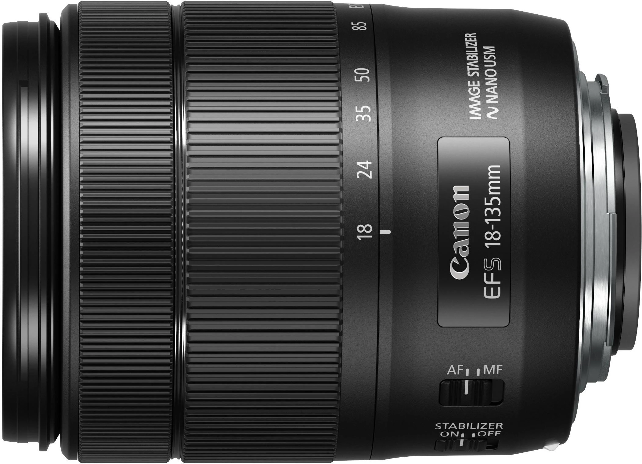 Objektyvas Canon EF-S18-135 IS USM Juoda