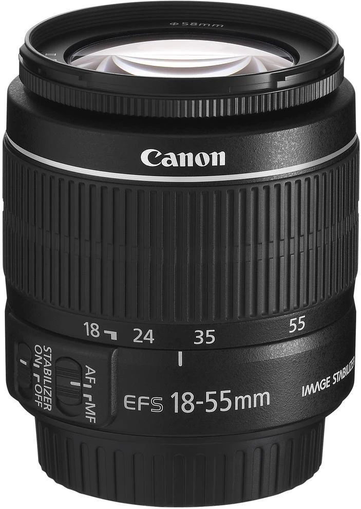 Objektyvas Canon EF-S 18-55mm f/3.5-5.6 IS II - Baltoje dėžutėje (baltas box)