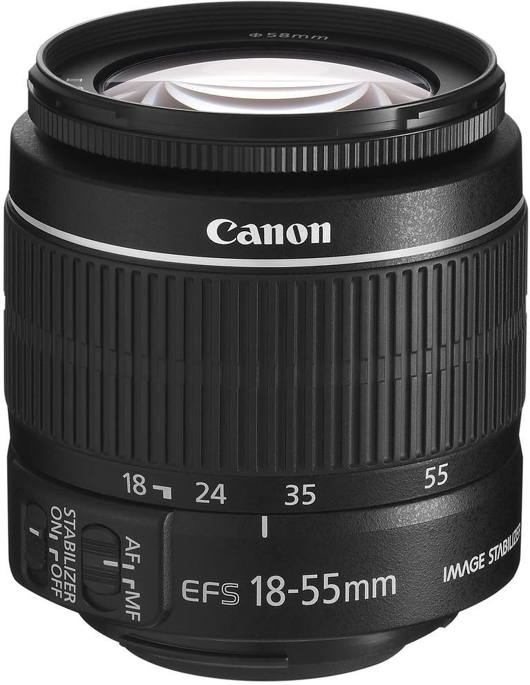 Objektyvas Canon EF-S 18-55mm f/3.5-5.6 IS II - Baltoje dėžutėje (baltas box)
