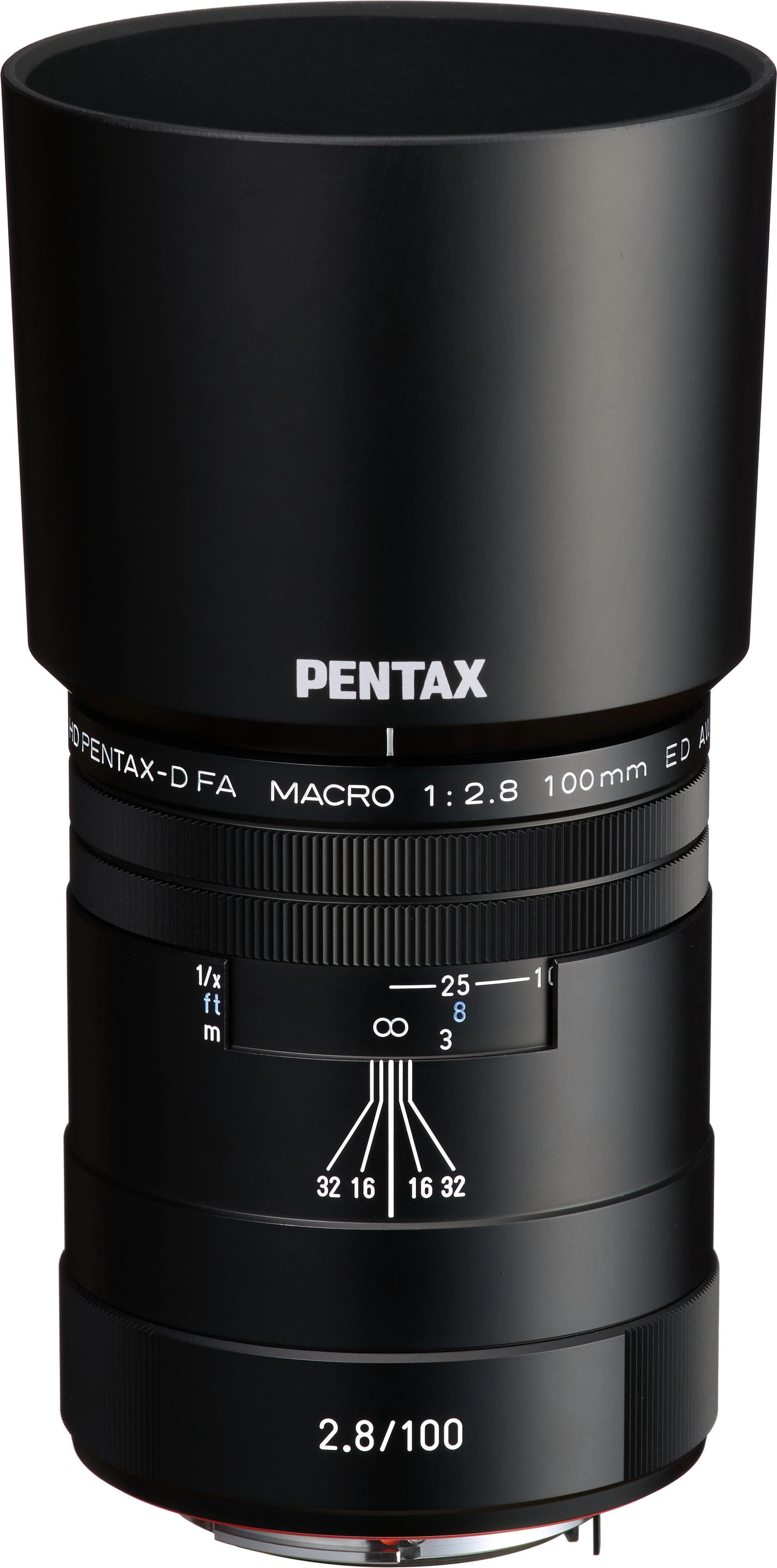 Objektyvas HD Pentax D-FA 100mm f/2.8 Macro ED AW lens, juodas