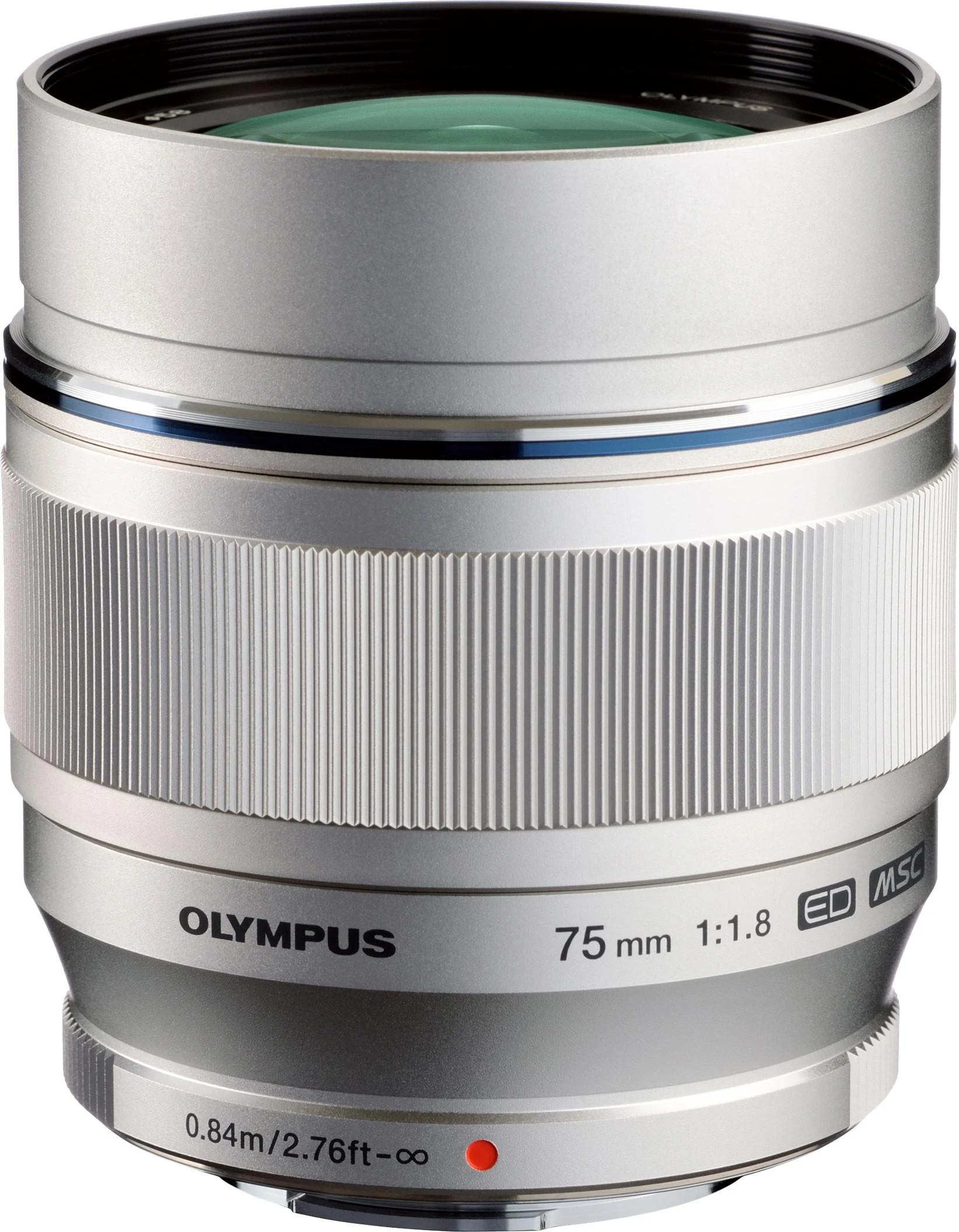 Objektyvas Olympus M.ZUIKO DIGITAL ED 75mm F1.8 (sidabras)