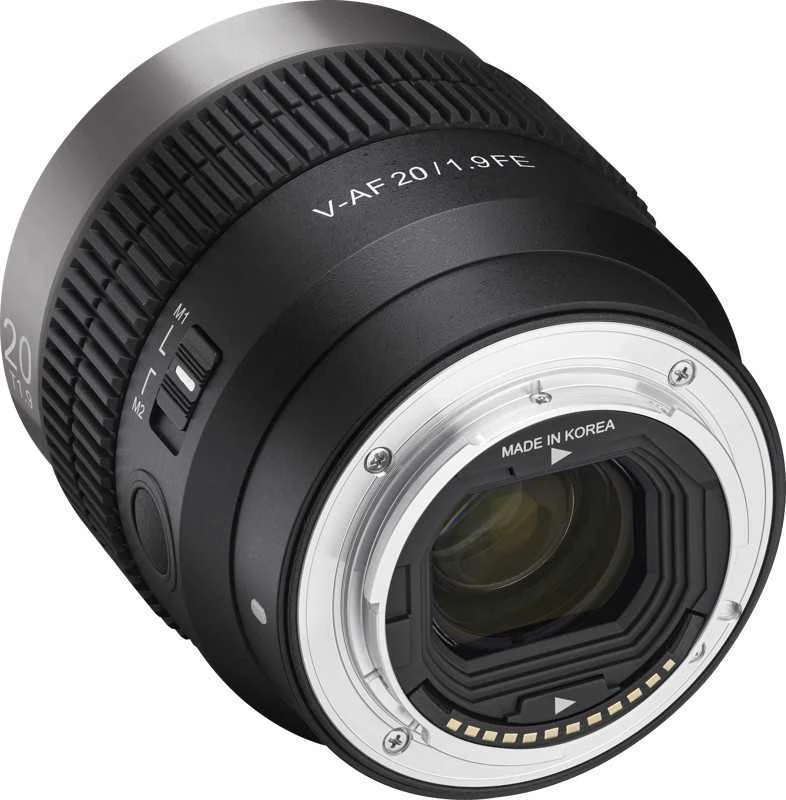 „Samyang V-AF Sony FE 20mm F/1.9“ objektyvas