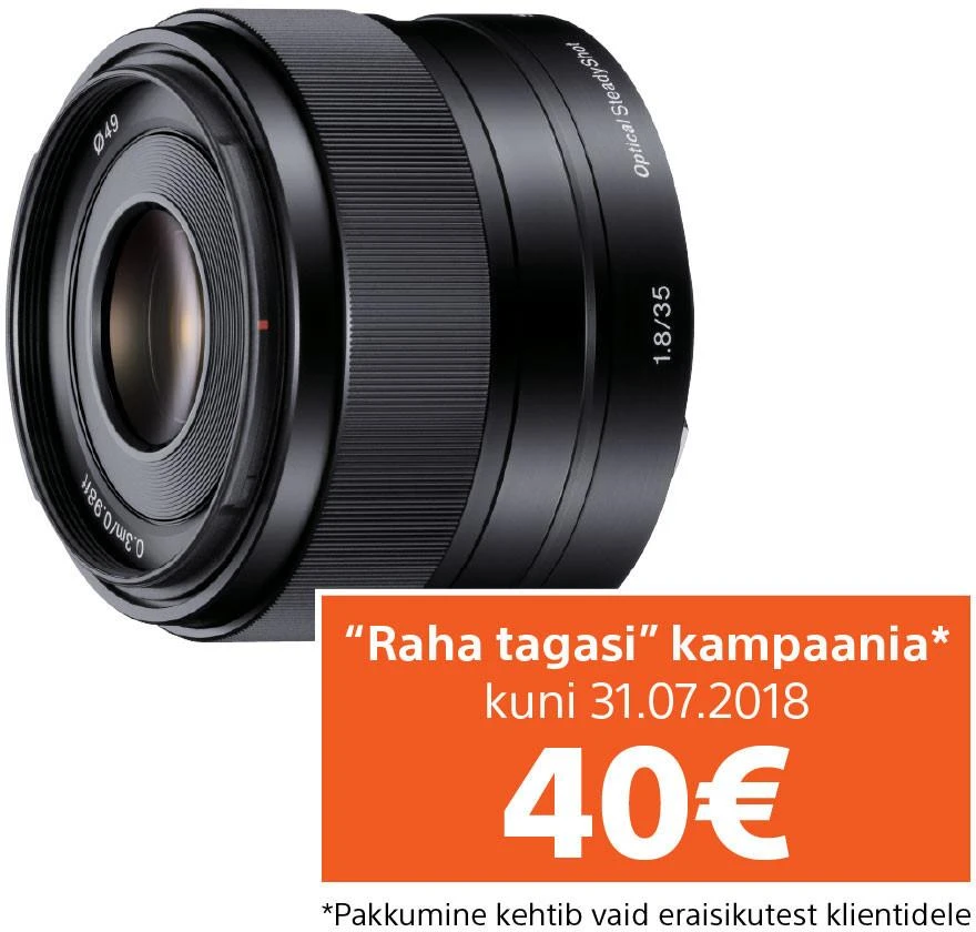 SONY SEL-35F18 Objektyvas