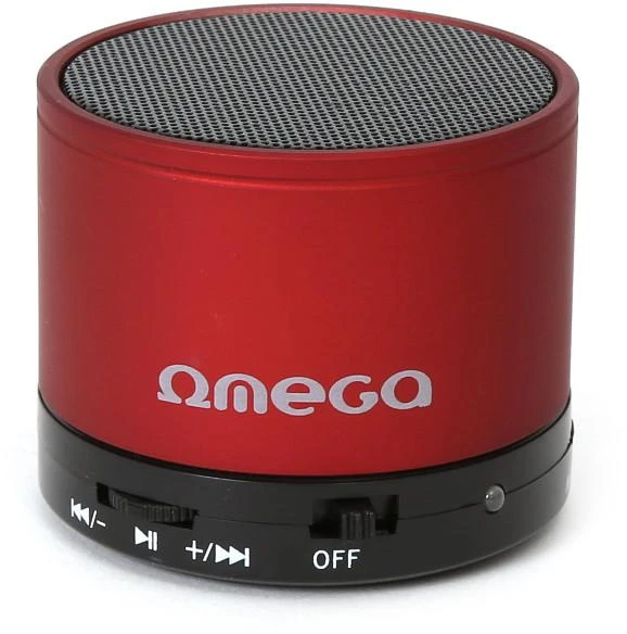 Omega belaidė kolonėlė „Bluetooth V3.0 Alu 3in1 OG47R“, raudona (42646)