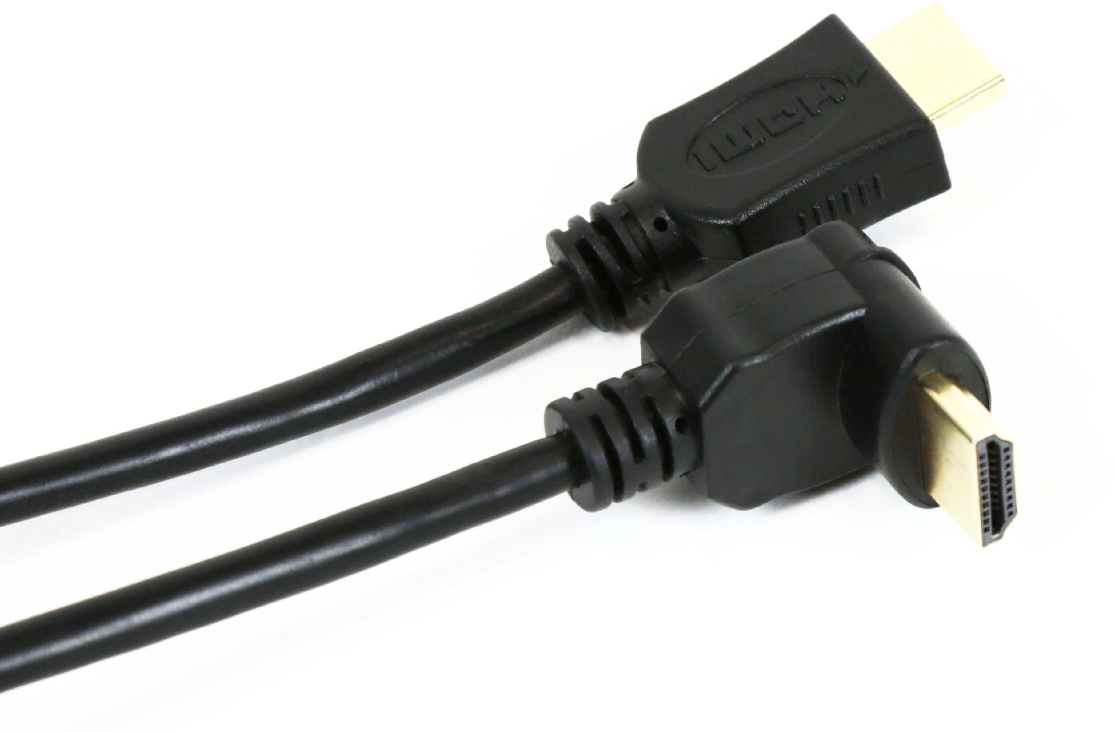 Omega kabelis HDMI 1.4 Angular 3m (41853)