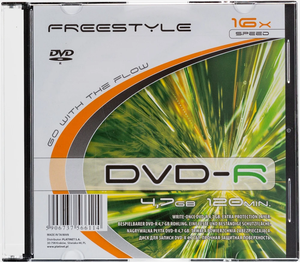 Omega DVD-R 4.7 GB 16x 1 sztuka (OMDF16S-)