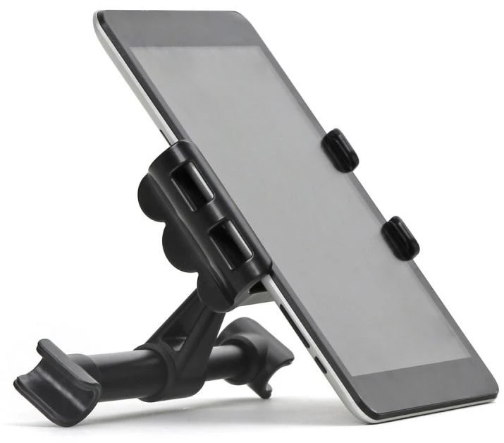 Automobilinis universalus telefono laikiklis OMEGA (4.7"-10.1") tvirtinamas ant sėdynių atlošų