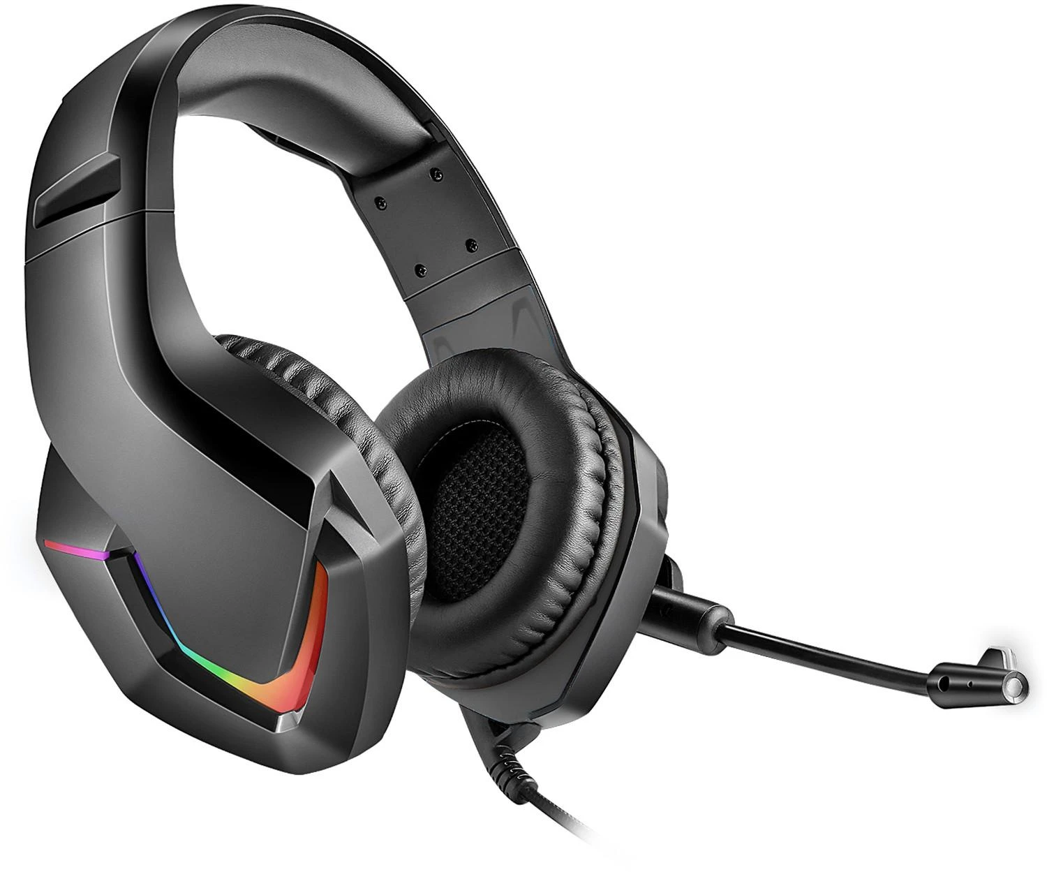 VARR VH8050 žaidimų ausinės su RGB apšvietimu