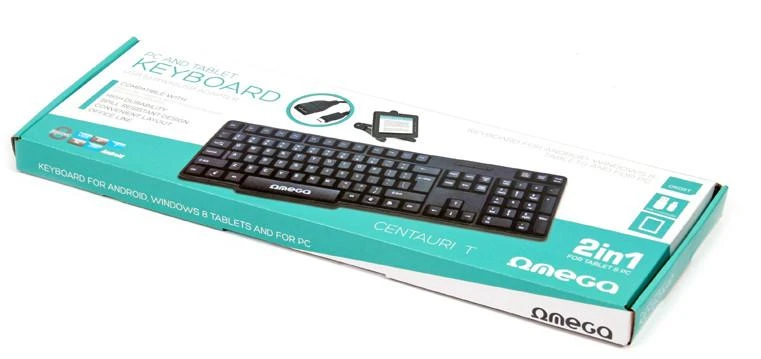 Omega klaviatūra OK-05 USB / micro USB (41829)
