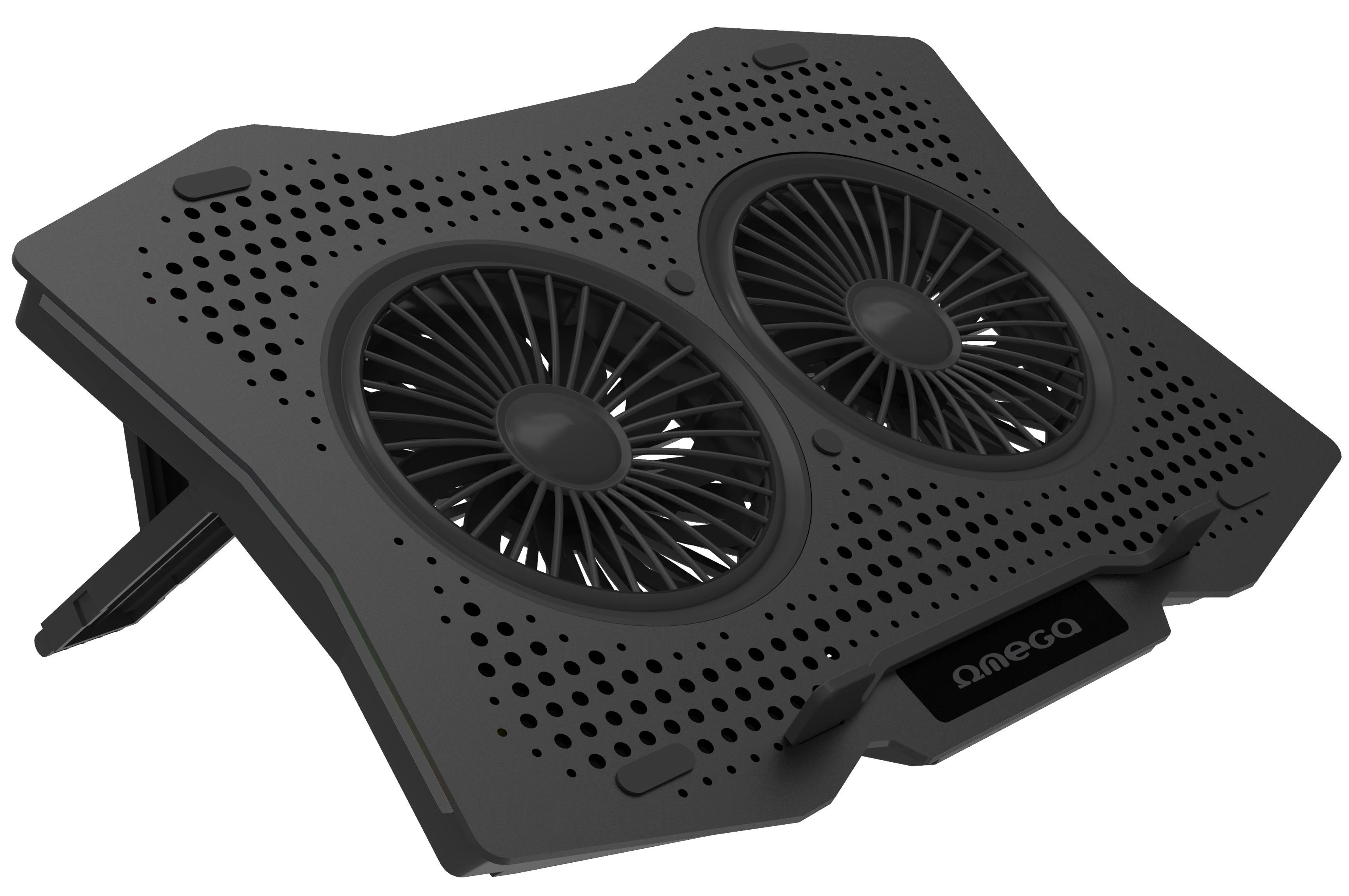 OMEGA LAPTOP COOLER PAD 2 FANS 1200 RPM