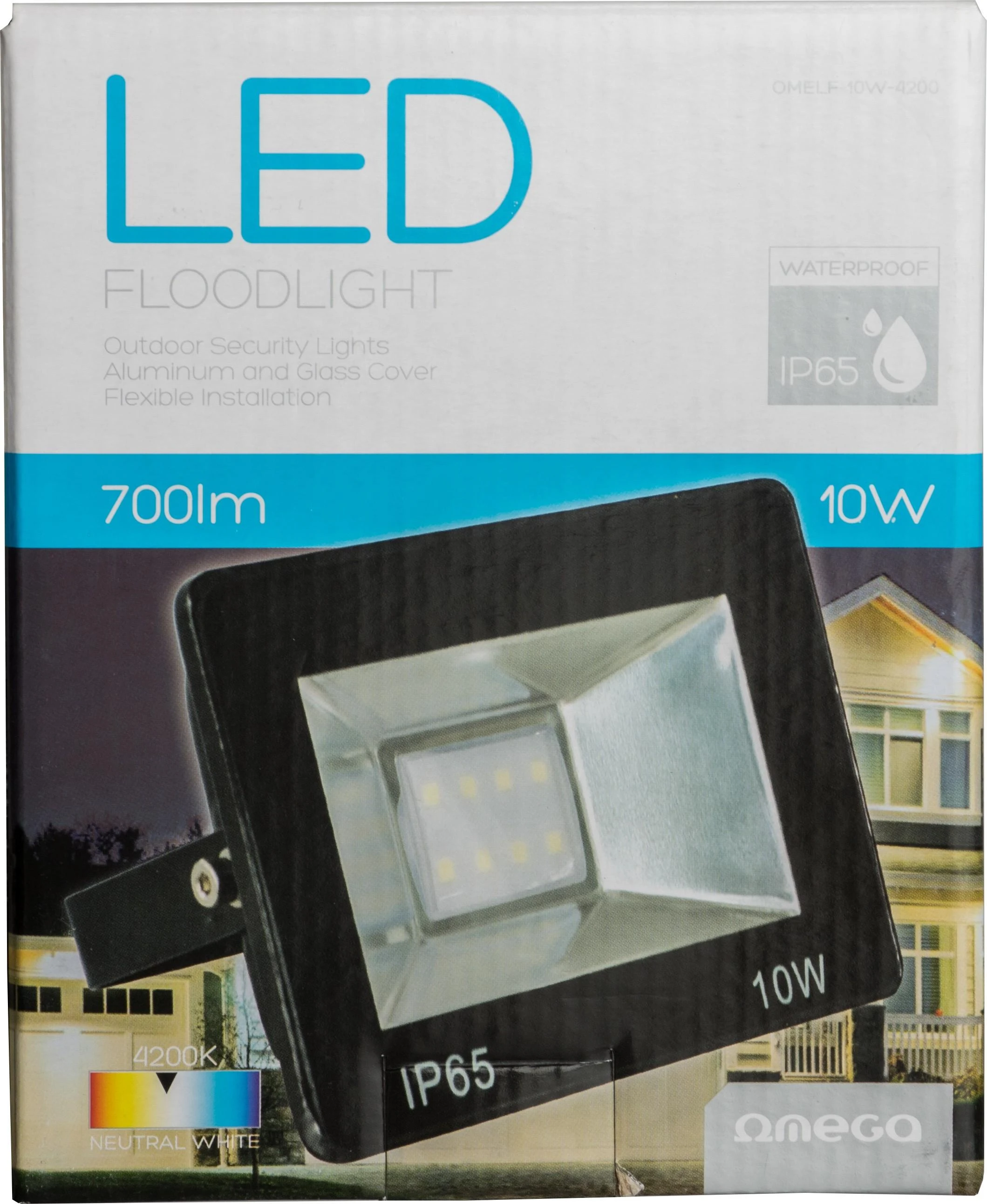 LED prožektorius Omega 10W 4200K