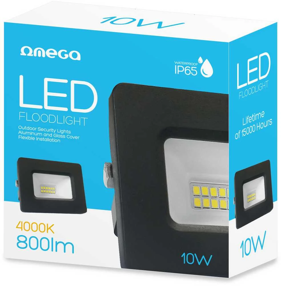 LED prožektorius Omega 10W 4200K