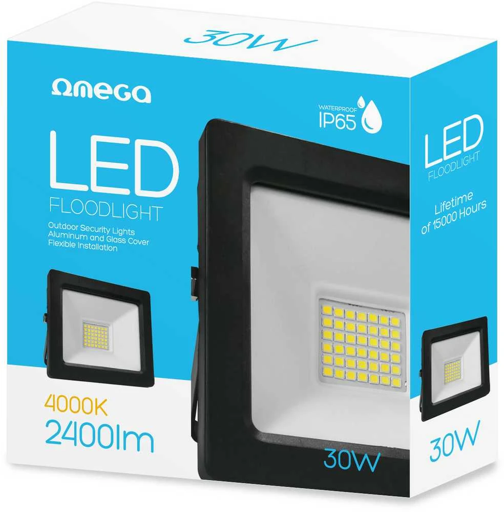 Omega LED prožektorius 30W 4200K (43861)