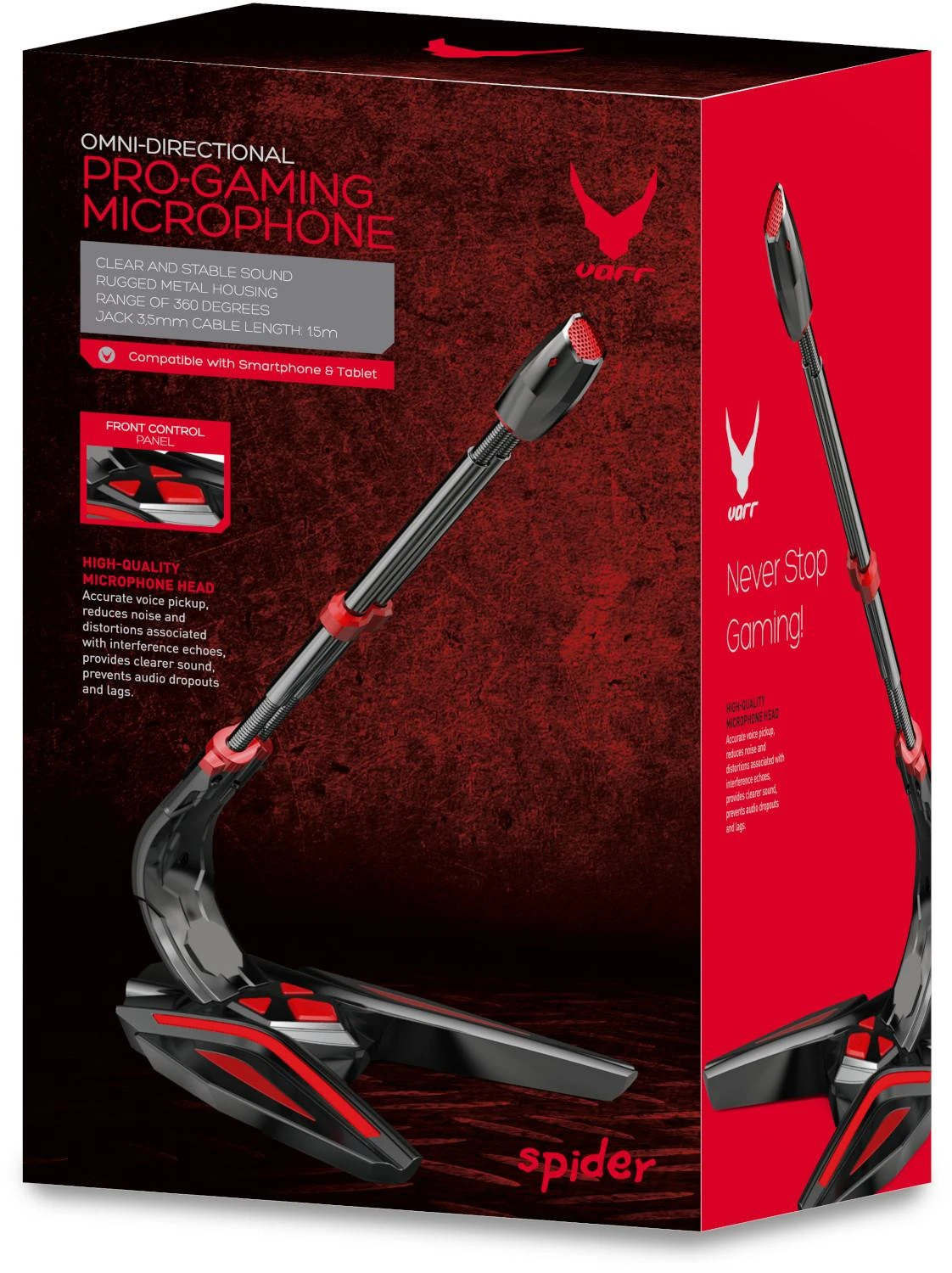 Mikrofonas VARR GAMING DESKTOP (3.5mm)