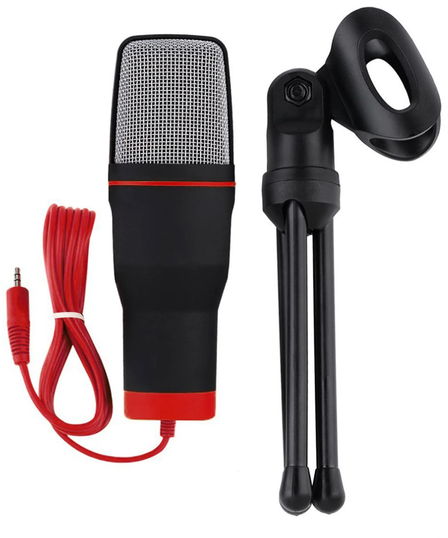 Mikrofonas VARR GAMING MICROPHONE MINI + TRIPOD juodas