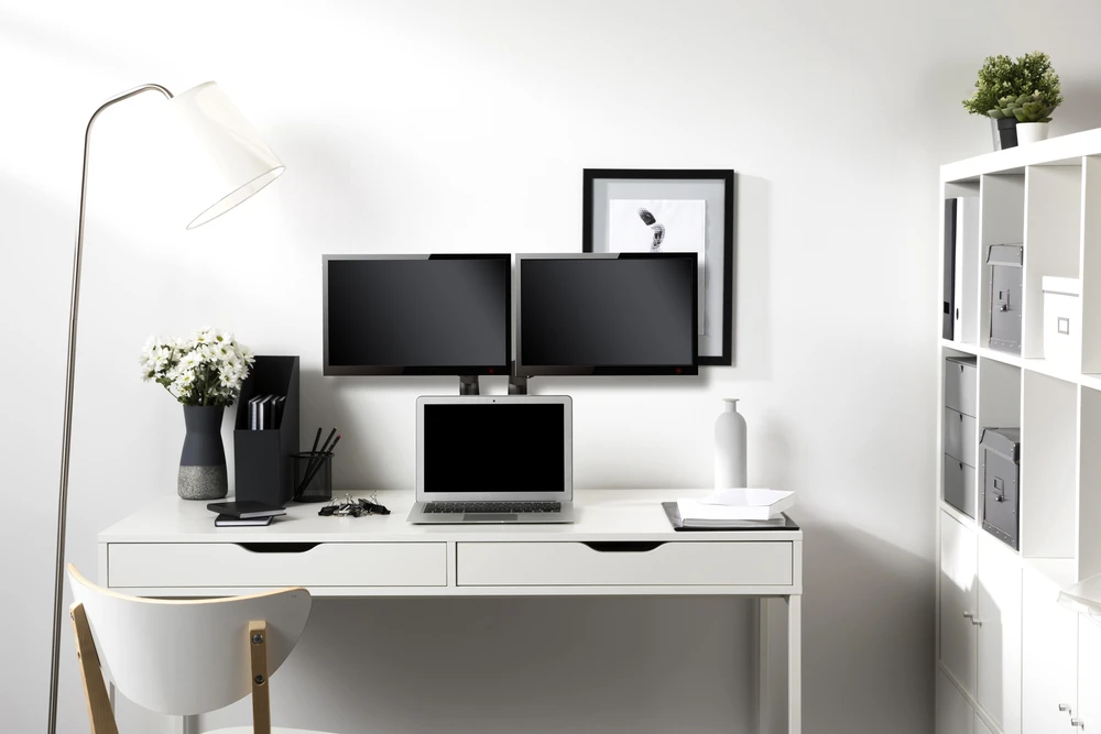 Omega Laikiklis stalas 2 monitoriams 13'' - 27'' (OUPC24D)