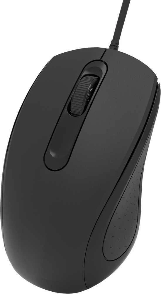 Pelė Omega OM441BC su laidu USB-C, juodos spalvos