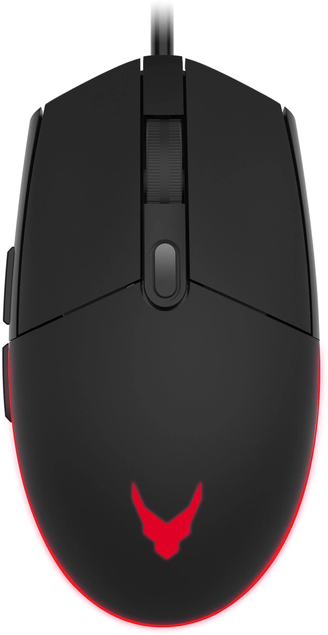 Omega Pelė VARR Gaming su laidu + kilimėlis (295x210x2mm) juodos spalvos