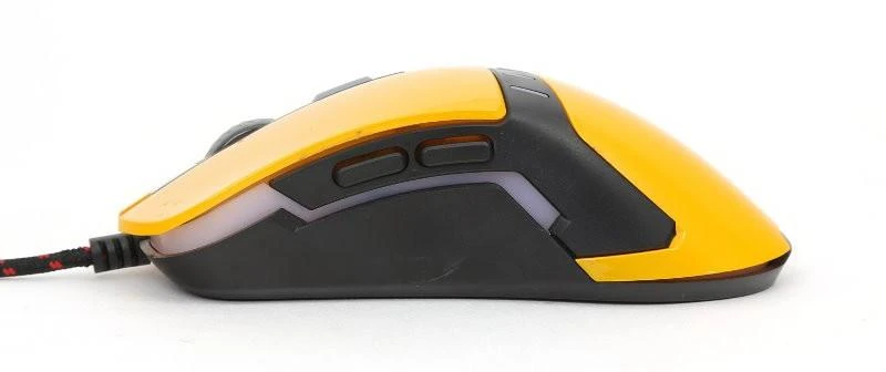 Pelė VARR Gaming OM-270 su laidu, geltonos spalvos