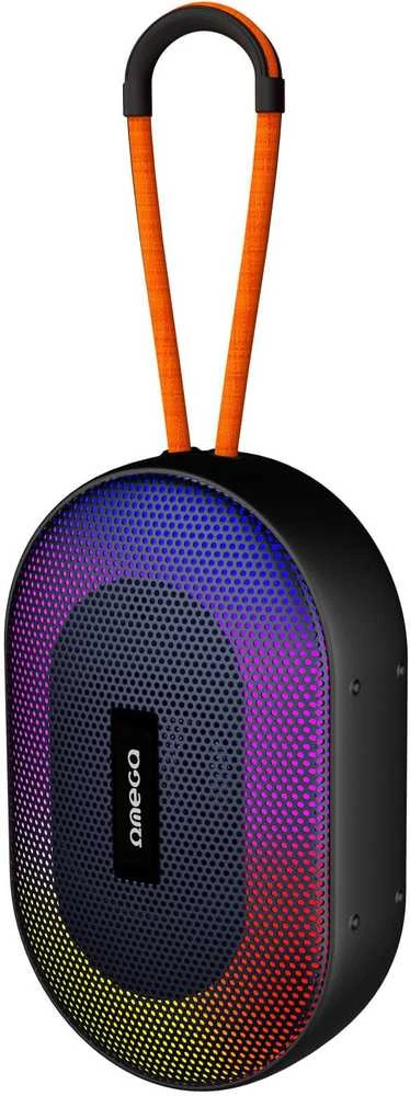 Garsiakalbis OEM OMEGA SPEAKER Nešiojama kolonėlė Bluetooth V5.1 5W RMS RGB Elipse Strap [46152]