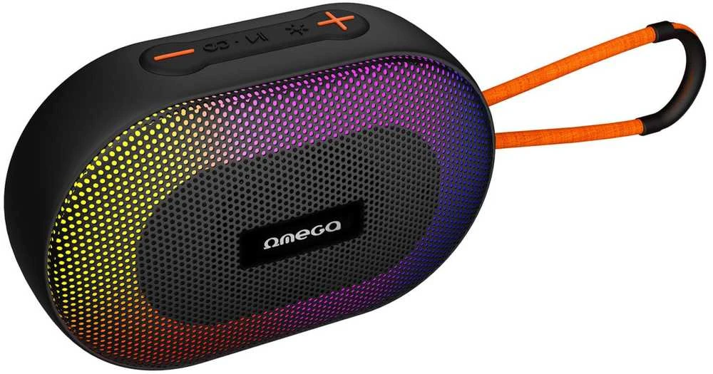 Omega Bluetooth kolonėlė su RGB apšvietimu