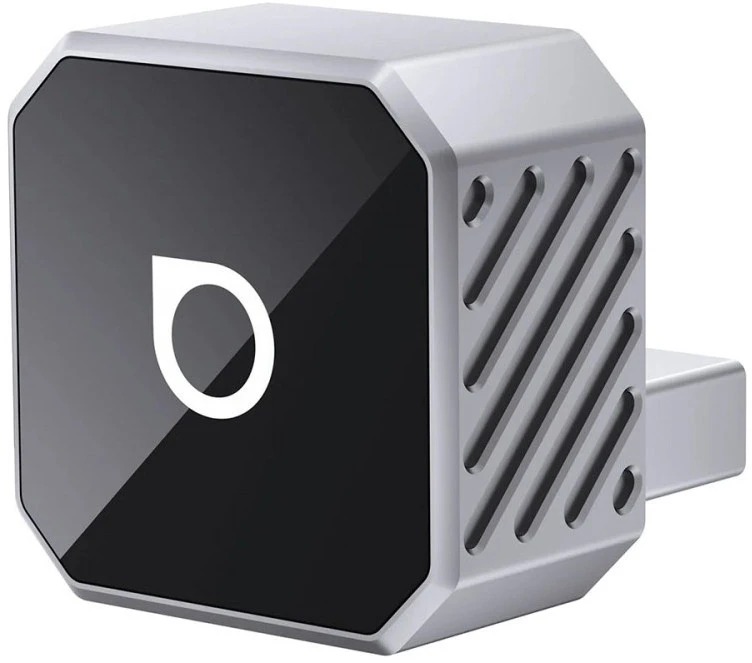 Wireless car adapter OTTOCAST Mini Cube T3 sidabrinis