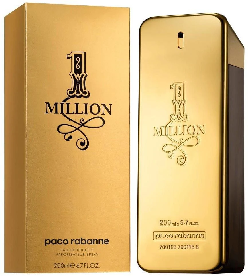 Kvepalai vyrams Paco Rabanne 1 Million EDT, 200 ml