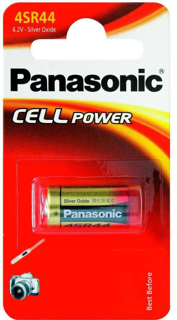Baterija - Panasonic 4SR44 Sidabro Oksidas 6.2V 13mm x 25mm 14g