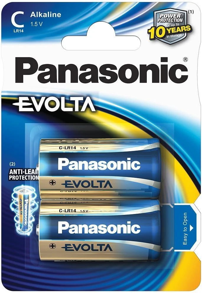 PANASONIC EVOLTA LR14/2BP Elementas
