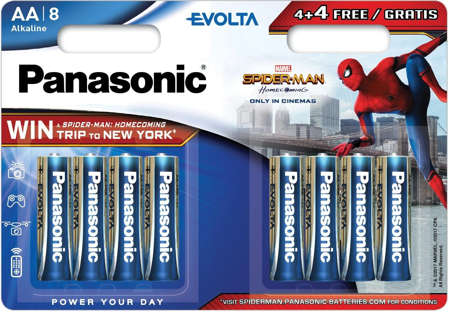 Panasonic Batteries „Panasonic Evolta“ akumuliatorius LR6EGE/8B (4+4)