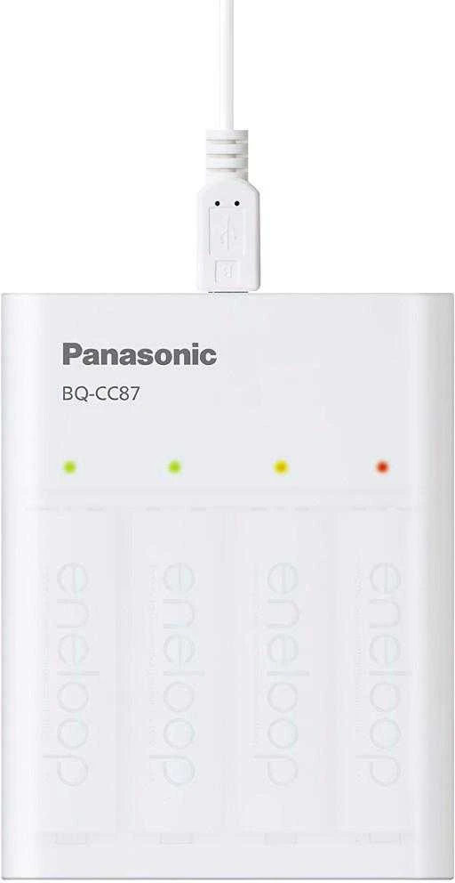 Panasonic Batteries Panasonic eneloop įkroviklis BQ-CC87USB + 4x1900