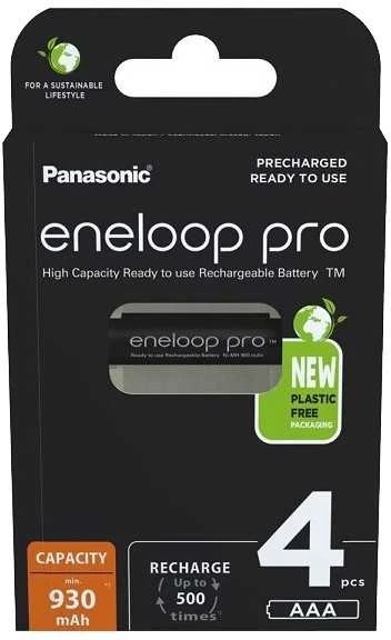 Panasonic Batteries Panasonic eneloop įkraunama baterija Pro AAA 930 4BP